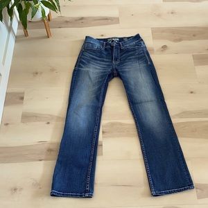 Men’s BKE Aiden boot stretch jeans.
